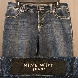 Nine West Jeans Date Night Fit 28/6 Embroidered
